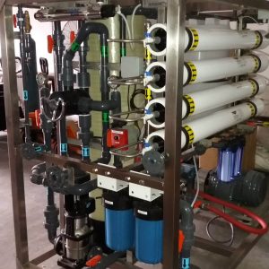 Seawater Reverse Osmosis Pilot System 500 little per hour