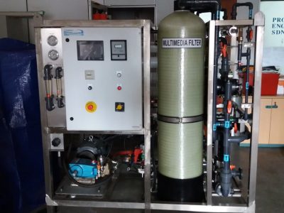 Seawater Reverse Osmosis Pilot System 500 little per hour